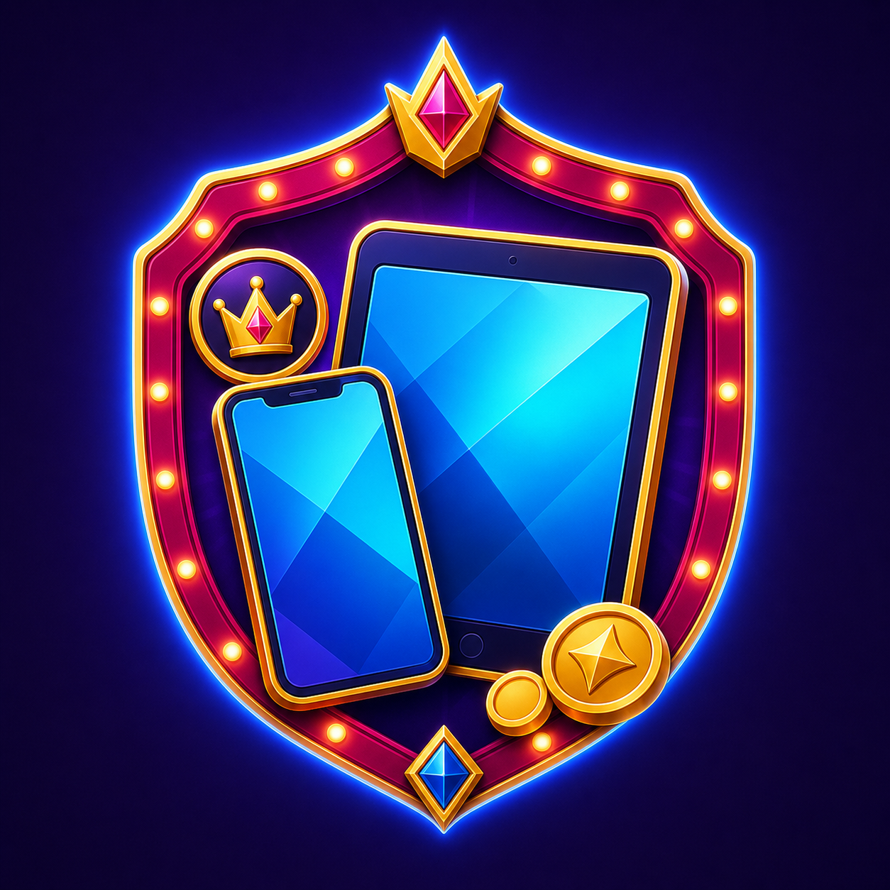 VegasGlory device fit badge